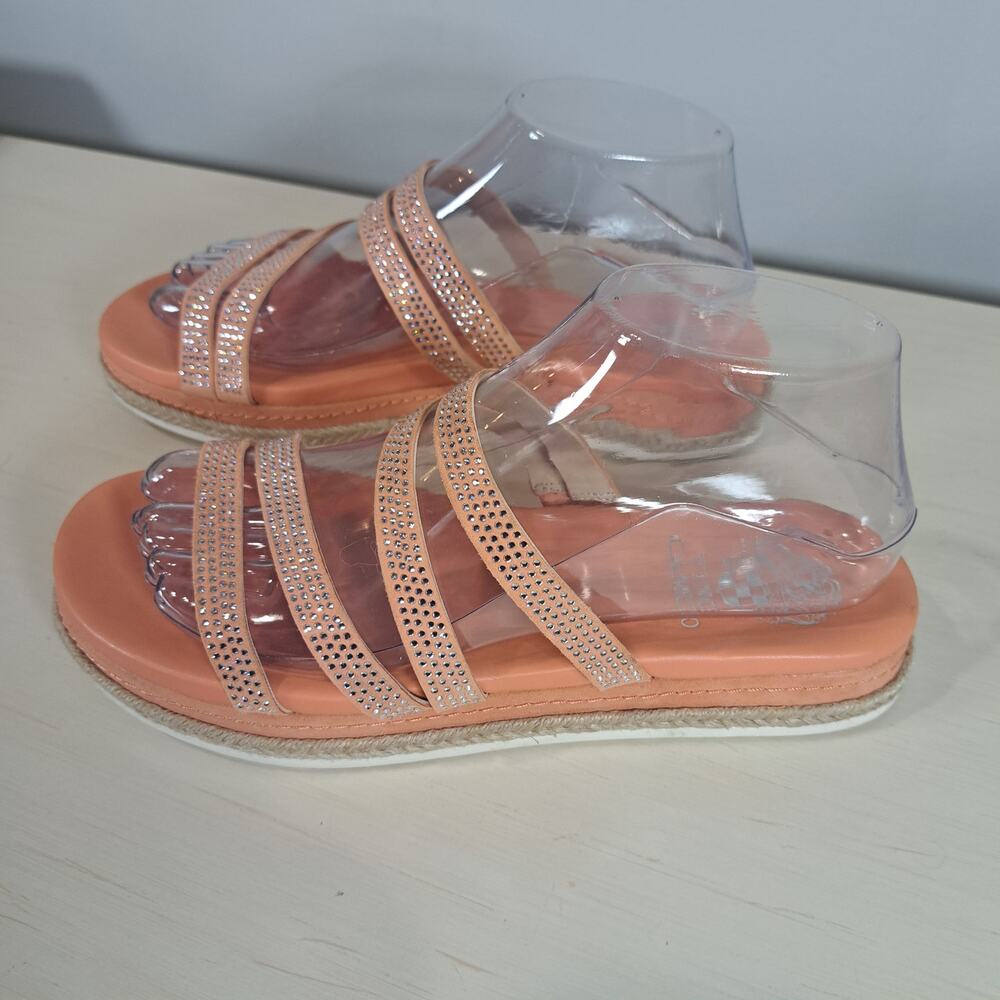 Vince Camuto Rallsan Strappy Crystal Women's Sandals Mimosa Size 8 - Picture 3 of 12
